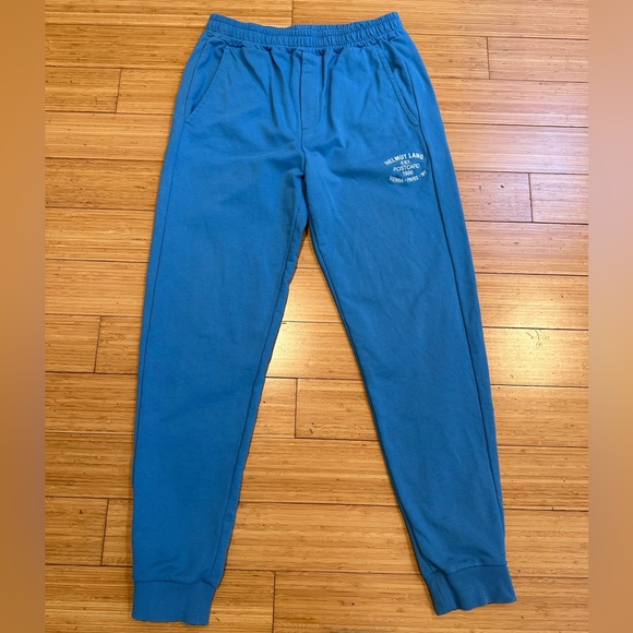 Helmut Lang Knot Jogger Size Medium Azur Blue - Picture 2 of 13